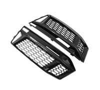 zyppk 1 paio di griglie fendinebbia paraurti anteriore adatte for A4 S4 B9 S Line 2016-2018, copertura cornici della griglia dei fendinebbia del paraurti anteriore