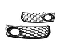 zyppk 1 paio di griglie for fendinebbia anteriori for auto adatte for A5 SLine S5 B8 RS5 2008-2012, griglia copertura cornici della griglia dei fendinebbia del paraurti anteriore(Glossy Black)