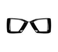 zyppk 2 pezzi copertura griglia fendinebbia paraurti anteriore adatta for A5 S5 2020-2022 cornici della griglia dei fendinebbia del paraurti(Glossy Black)
