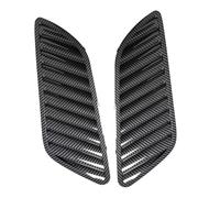 zyppk 2X Griglia anteriore for auto, copertura del cofano, bocchetta di ventilazione, adatta for E90, E91, E92, F30, E46, DTM cornici della griglia dei fendinebbia del paraurti(Carbon Fiber Look)