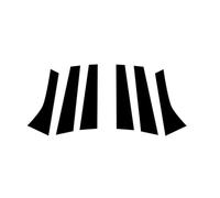 zyppk 6 pezzi copri montanti finestrini portiera, adatti for Ford, Mondeo MK4 2008-2013 Coperture protettive per pilastri