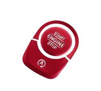 zyppk Copertura pulsante Start Stop, adatta for mercedes benz, AB CLA GLB GLA Classe W177 V177 W247 C118 W118 X247 H247 copertura del pulsante di avviamento dell'auto(Red)