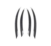 zyppk Coperture for griglie fendinebbia anteriori adatte for Classe C W205 C180 C200 2015-2018 Adesivi for protettive cornici della griglia dei fendinebbia del paraurti(Carbon Fiber Look)