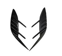 zyppk Coperture spoiler laterali auto adatte for KIA, Stinger GT 2018-2023 cornici della griglia dei fendinebbia del paraurti(Rear Carbon only)