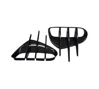 zyppk Coperture spoiler laterali auto adatte for KIA, Stinger GT 2018-2023 cornici della griglia dei fendinebbia del paraurti(Front Black only)