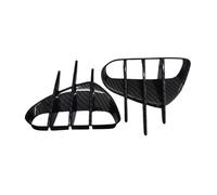 zyppk Coperture spoiler laterali auto adatte for KIA, Stinger GT 2018-2023 cornici della griglia dei fendinebbia del paraurti(Front Carbon only)