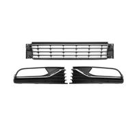 zyppk Griglia copertura fendinebbia paraurti anteriore adatta for VW/Polo 6r 2014-2017 6R0853677A9B9 cornici della griglia dei fendinebbia del paraurti