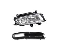 zyppk Griglia di copertura del fendinebbia paraurti anteriore adatta for A8 D3 2008-2010 cornici della griglia dei fendinebbia del paraurti anteriore(2pcs R)