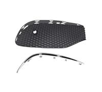 zyppk Griglia di copertura del fendinebbia paraurti anteriore adatta for Classe E W213 2016-2020 2138851122 2138850822 cornici della griglia dei fendinebbia del paraurti anteriore(2PCS-R)