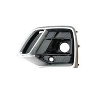 zyppk Griglia di copertura del paraurti anteriore dell'auto, adatta for Q5 2021-2023, accessorio da corsa con cornice for auto cornici della griglia dei fendinebbia del paraurti(Chrome-Left Side)