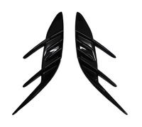 zyppk Griglia di ventilazione laterale for auto, 2 pezzi, adatta for KIA, Stinger 2017-2023, accessorio for paraurti cornici della griglia dei fendinebbia del paraurti(Glossy Black)