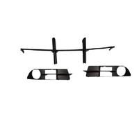 zyppk Griglia Paraurti Anteriore, Copertura Fendinebbia Adatta For E60 E61 520 523 530 525 528 2004-2007 cornici della griglia dei fendinebbia del paraurti anteriore