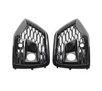 zyppk Griglia paraurti anteriore, copertura fendinebbia adatta for Q5 Upgrade RSQ5 2021-2024 cornici della griglia dei fendinebbia del paraurti anteriore