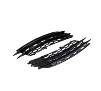 zyppk Griglie Fendinebbia Paraurti Anteriore Adatte For A6 C7 RS6 Berlina 2012-2015, Griglia Inferiore cornici della griglia dei fendinebbia del paraurti(With Silver)