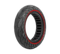 zyppk Pneumatico pieno for monopattino elettrico, adatto for Ninebot, MAX G30 G30P G30LE G30LP Parti 60/70-6.5 10x2.50 Gomma 10 pollici pneumatico solido per trolley scooter per disabili(Red)