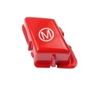 zyppk Pulsante interruttore volante, adatto for BMW, E90 E92 E93 M3 E82 copertura del pulsante di avviamento dell'auto(Red)