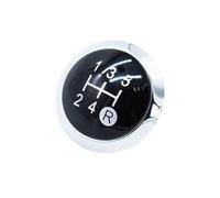zyppk Tappo pomello cambio Trim Badge Copri testa cromato, adatto for Toyota, Yaris 2009-2013 Corolla Rav4 AYGO C-HR rivestimento della manopola della leva del cambio (5 speed)