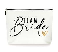 ZYQFN Regalo per proposta di sposa di squadra, accessori per sposa di squadra, regalo di addio al nubilato per damigelle, regali di nozze per sorelle, amiche, donne, trousse per cosmetici, borsa da