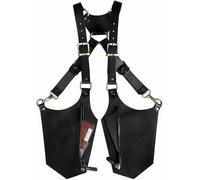 ZYREHAW Borsa per Ascelle A Doppia Spalla con Tracolla sotto Il Braccio Borsa da Viaggio, Antifurto, Nascosta sotto Le Ascelle, Tasca A Portafoglio per Esterni per Feste Steampunk All'aperto Doppia A