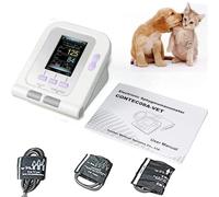 ZYREHAW Sfigmomanometro Elettronico Veterinario Digitale, Apparecchio Pressione A 3 modalità Bracciale Pressione Sanguigna per Cani/Gatti/Animali Domestici Cura degli