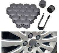 ZYSHJ 20 Pezzi Copridado Ruota per McLaren 600LT 620R 765LT Senna 750S 650S, Copridadi per Pneumatici Copertura Dado Ruota Copridado Protezione Strumento,B/Grey-17mm