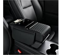 ZYSHJ Auto Copri Bracciolo per Porsche Macan S 95B S Diesel Turbo 95B, Copertura Cuscino Bracciolo Protezion Copertura Console Centrale Auto Accessori Interni,Black