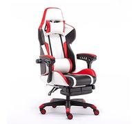 ZYSKABQ Comodo sedia da gioco rosso per ufficio Internet Cafe Home eSports Lounge Long Footrest incluso Octopus feet