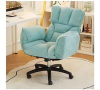 ZYSKABQ Divano da gioco ergonomico con ruote per casa e ufficio, sedia da scrivania reclinabile con braccioli e schienale, ideale per soggiorno e camera da letto, piedini blu a polpo