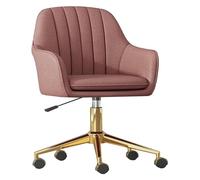 ZYSKABQ Elegante sedia da scrivania per la casa con base dorata e braccioli Sedia ergonomica per computer Sedia da gioco girevole e girevole per scrivania e camera da letto per ragazze Octopus feet