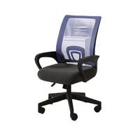 ZYSKABQ Home Office comodo sedia da gioco girevole con design ergonomico e ascensore in tessuto Mesh Mid Back Executive Sedia (Blue) Octopus feet