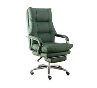 ZYSKABQ La sedia da computer per ufficio reclinabile ergonomica di lusso con comfort di comfort per la casa la funzione di divano pausa può sollevare e ruotare il verde esecutivo Octopus feet