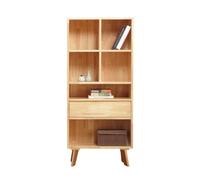 ZYSKABQ Libreria creativa semplice libreria in legno solido soggiorno Studio porta portatrice semplice semplice scaffali di librerie (S: 70cmx30cmx122cm) Octopus feet