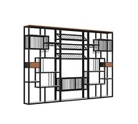 ZYSKABQ Libreria di libreria per pneumatici per vino in metallo Nordic in metallo da pavimento al soffitto Office Green Plant Rack Storage Replay Rack Shookshelves (A2-100cm) Octopus feet