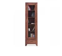 ZYSKABQ Libreria in legno solido libreria combinazione in rovere scaffali di stoccaggio con vetro per la porta d'arma mobili mobili scaffali di mobili Octopus feet