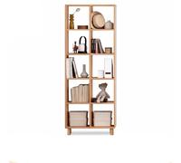 ZYSKABQ Libreria in legno solido libreria da soggiorno per soggiorni semplici libreria combinazione gratis griglia mobile faggio in legno scaffali scaffali scaffali Octopus feet