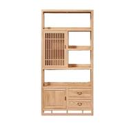 ZYSKABQ Libreria in stile cinese Simple tronco colorato pavimento libreria soggiorno Studio rack portico scaffali a scaffali multistrato (b: 98cx35cmx198cm) Octopus feet