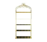 ZYSKABQ Libreria Nordic Golden Simple Front in ferro battuto libreria da pavimento a soffitto da pavimento al soggiorno shelf-shels libretti (100 * 30 * 180 cm) Octopus feet
