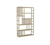 ZYSKABQ Libreria Nordic Semplice Libreria Multistrato in Ferro Battuto Scaffale da Pavimento Rack Salotto Arte Display Rack Ufficio Libreria Divisoria Libreria (100 * 30 * 200cm) Piedi di Polpo