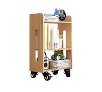 ZYSKABQ Libreria scaffale in legno Ruota libreria semplice mensola per camera da letto mobile per cabine mobile per piccole libreria da 27.16 pollici alti scaffali Octopus feet
