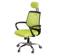 ZYSKABQ Modern Office Desk con sedia girevole ascensore regolabile e gioco con cornice nera con mesh verde e rosa Octopus feet