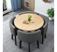 ZYSKABQ Modern Office Reception Room Club Tavolo e sedie Set Spazio Risparmio piccolo Tavolo della sala riunioni per casa Balcone Balcone Cafe Room Room Opzione di colore nero Octopus feet