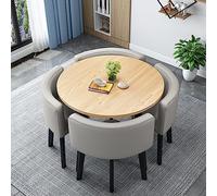 ZYSKABQ Modern Office Reception Room Club Tavolo e sedie Set Spazio Risparmio piccolo Tavolo della sala riunioni per casa Balcone Balcone Cafe Room Room Opzione di colore nero Octopus feet