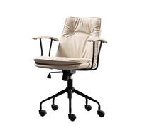 ZYSKABQ MODERNA Home Office scrivania con ruote e Black Metal Base Black Ergonomic Regolabile scrivania girevole PU PETH CEATH PEAD (arancione) Octopus feet