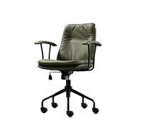 ZYSKABQ MODERNA Home Office scrivania con ruote e Black Metal Base Black Ergonomic Regolabile scrivania girevole PU PETH CEATH PEAD (arancione) Octopus feet