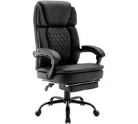 ZYSKABQ Moderna sedia da gioco ergonomica in pelle PU con angolo regolabile (90 165 °), reclinabile e poggiapiedi retrattile, piedini eleganti e versatili a polpo