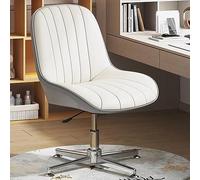 ZYSKABQ Moderna sedia girevole in pelle PU con design ergonomico per uso domestico e ufficio confortevole piedi di polpo
