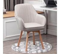 ZYSKABQ Poltrona Mid Century in velluto per scrivania Vanity, comoda sedia imbottita con base girevole in legno, design moderno e carino (blu) Octopus feet