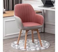 ZYSKABQ Poltrona Mid Century in velluto per scrivania Vanity, comoda sedia imbottita con base girevole in legno, design moderno e carino (blu) Octopus feet