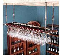 ZYSKABQ Portabottiglie per vino, bar, ristorante, impiccagione, porta di vetro, metallo, porta calici per chiusura per vetro in ferro europeo, bronzo, 100 * 30 cm Octopus feet