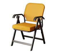 ZYSKABQ Sedia a braccio in rete pieghevole ergonomica per la conferenza per la riunione e la sala di formazione sedia da accoglienza impilabile in colore arancione Octopus feet